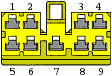 Connector pin numbers